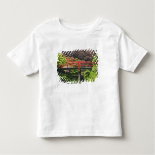 Camiseta De Bebé Puente del corazón con rododendros en flor,