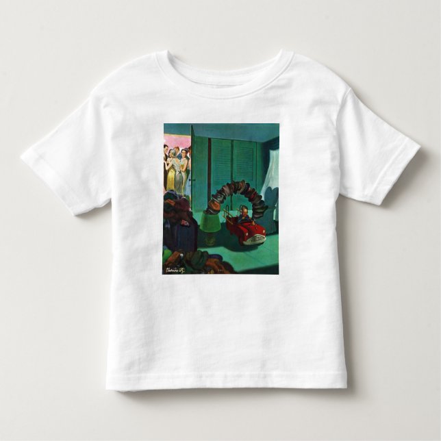 Camiseta De Bebé Puente del gorra (Anverso)