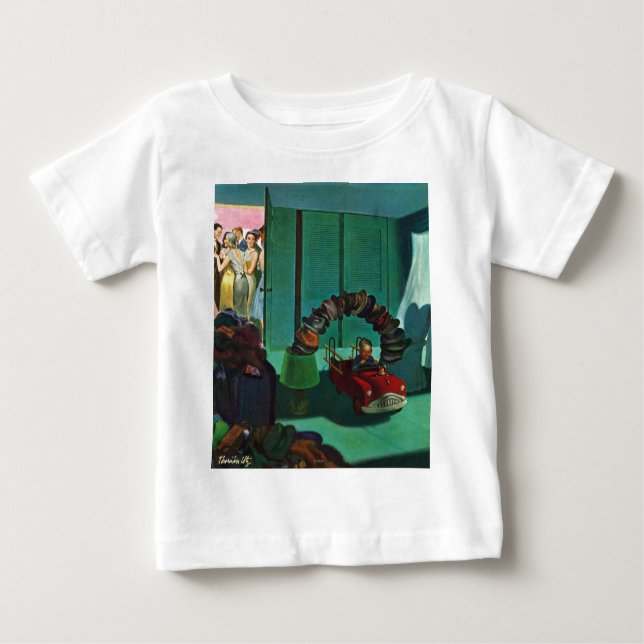Camiseta De Bebé Puente del gorra (Anverso)