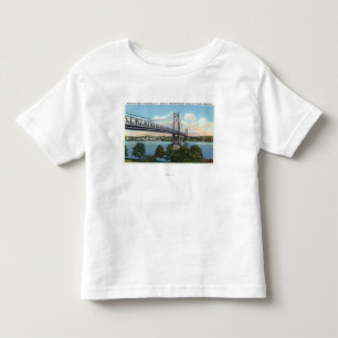 Camiseta De Bebé Puente del Mediados de-Hudson a histórico naciona