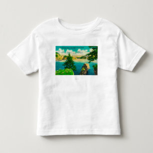 Camiseta De Bebé Puente del paso del engaño, Fidalgo e isla de