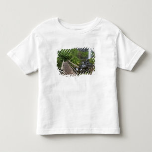 Camiseta De Bebé Puente en Latourell Falls, Columbia River Gorge,