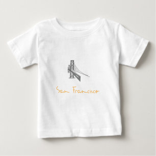 Camiseta De Bebé Puente Golden Gate de San Francisco
