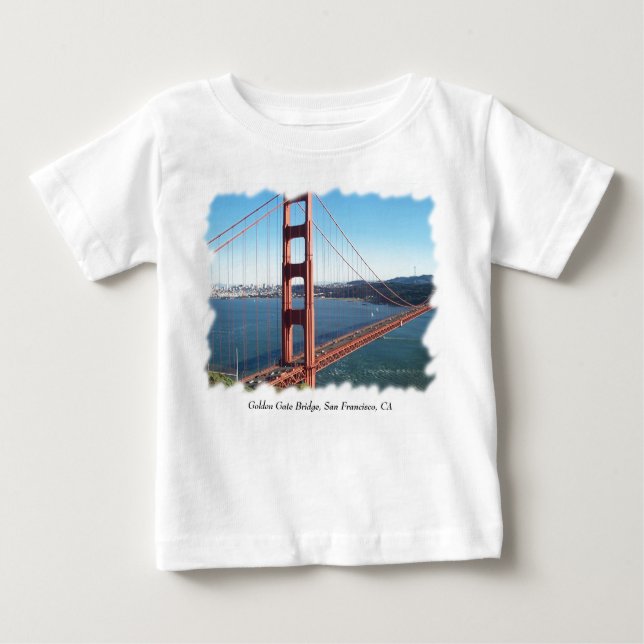 Camiseta De Bebé Puente Golden Gate, San Francisco (Anverso)