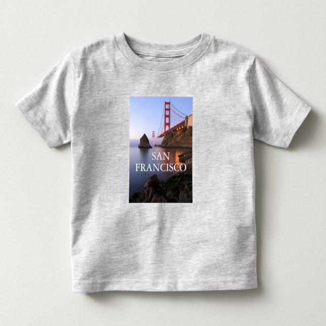 Camiseta De Bebé Puente Golden Gate | San Francisco California (Anverso)