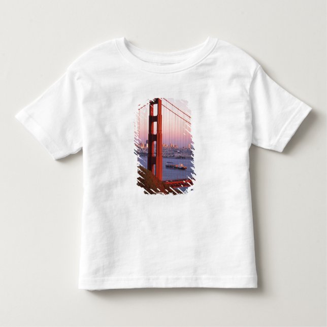 Camiseta De Bebé Puente Golden Gate; San Francisco; California; (Anverso)