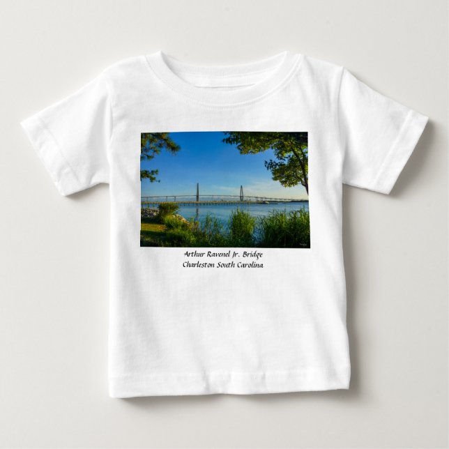 Camiseta De Bebé Puente Scenic Arthur Ravenel (Anverso)