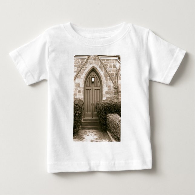 Camiseta De Bebé Puerta de la Iglesia (Anverso)