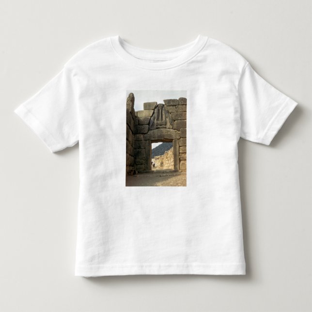 Camiseta De Bebé Puerta del león sobre la entrada (Anverso)