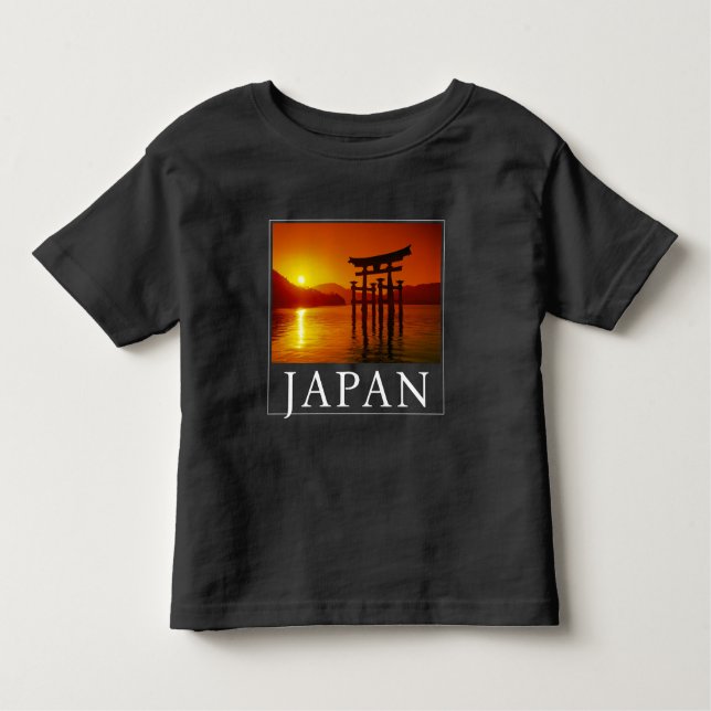 Camiseta De Bebé Puerta O-Torii, santuario de Itsukushima | Miyajim (Anverso)