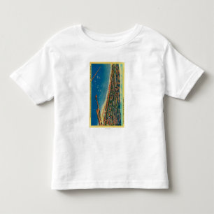 Camiseta De Bebé Puerto del yate, las palizadas, y Santa Mónica