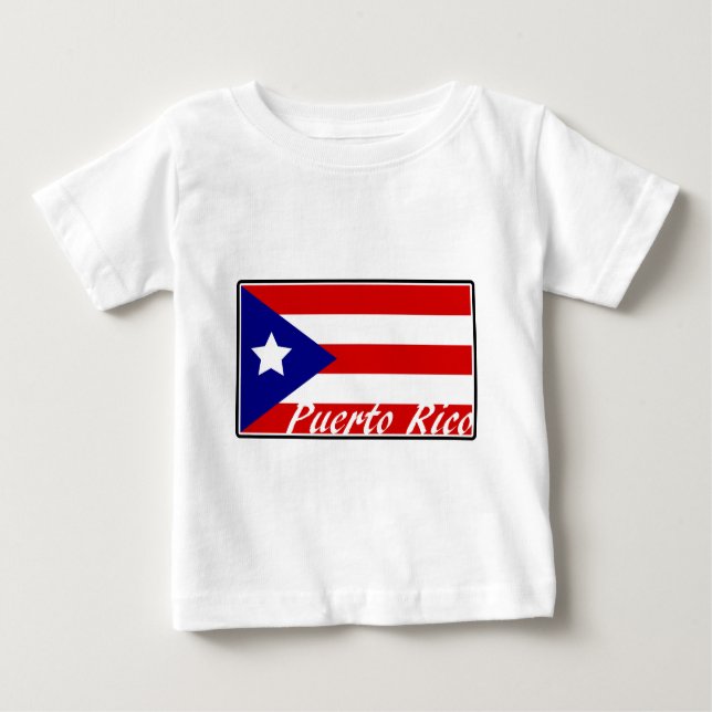 Camiseta De Bebé Puerto Rico (Anverso)