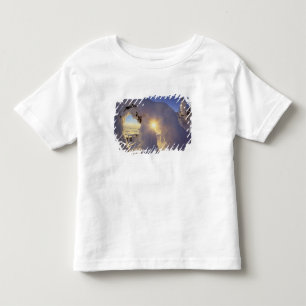 Camiseta De Bebé Puesta de sol a través de los fantasmas de nieve e