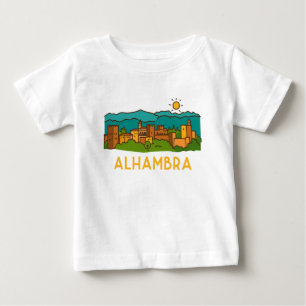 Camiseta De Bebé Puesta de sol de la Alhambra 2