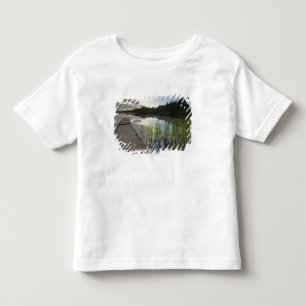 Camiseta De Bebé Puesta del sol en un pequeño lago