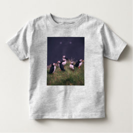 Camiseta De Bebé Puffins atlánticos
