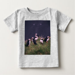 Camiseta De Bebé Puffins atlánticos