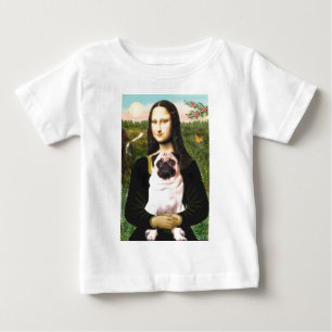 Camiseta De Bebé Pug 3 (beige) - Mona Lisa