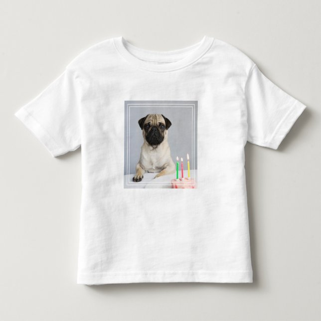 Camiseta De Bebé Pug de cumpleaños (Anverso)