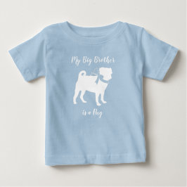 Camiseta De Bebé Pug Dog Puppy Baby Shower