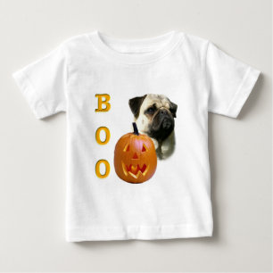 Camiseta De Bebé Pug (flauta) Boo
