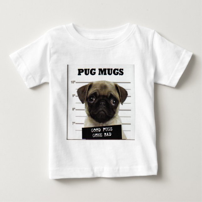 Camiseta De Bebé Pugs (Anverso)