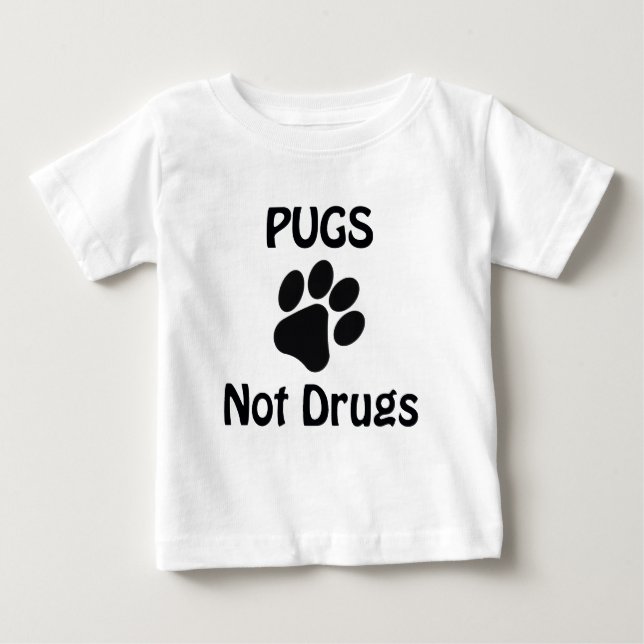 Camiseta De Bebé Pugs (Anverso)