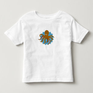 Camiseta De Bebé Pulpo
