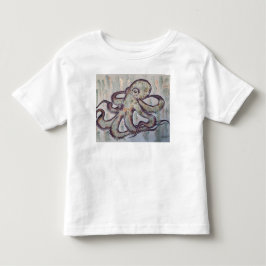 Camiseta De Bebé Pulpo Caprichoso