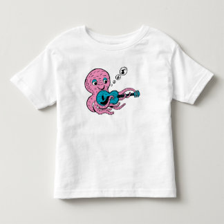 Camiseta De Bebé Pulpo Guitarrista Adorable