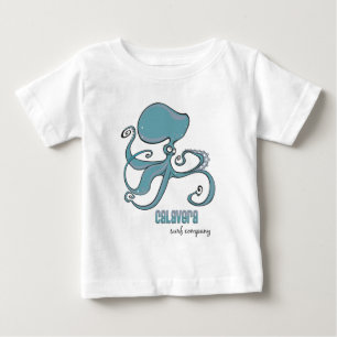 Camiseta De Bebé Pulpo - niños del Co. de la resaca de Calavera