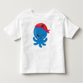 Camiseta De Bebé Pulpo pirata, pulpo puro, pequeño pulpo
