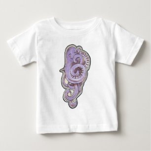Camiseta De Bebé Pulpo tímido