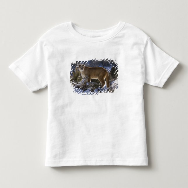 Camiseta De Bebé Puma de montaña (Anverso)