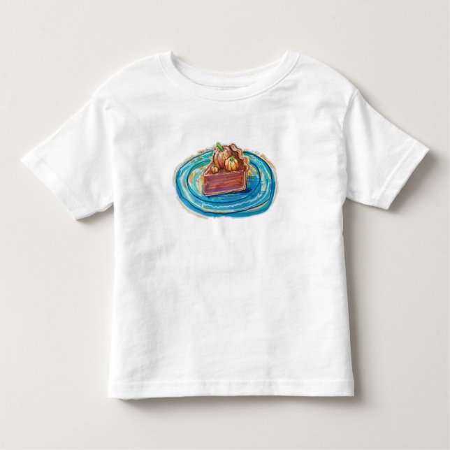 Camiseta De Bebé Pumpkin Pie Slice (Anverso)