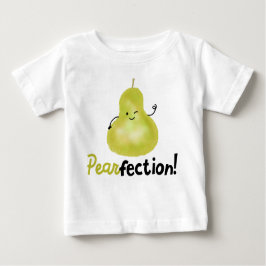 Camiseta De Bebé Pun Pear Positivo - Perfección