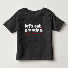 Camiseta De Bebé Punctuation saves lives