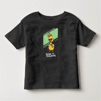 Camiseta De Bebé Punk in Training – Cute Punk Duck CartoonT-Shirt