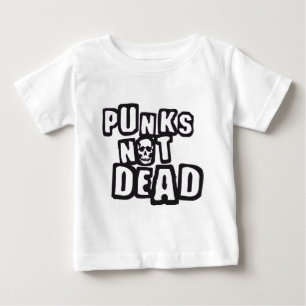 Camiseta De Bebé punks not dead