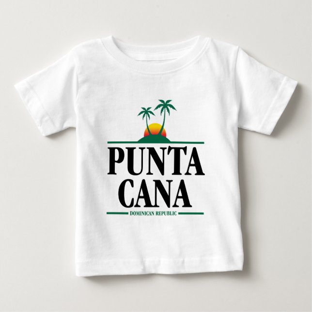 Camiseta De Bebé Punta Cana (Anverso)