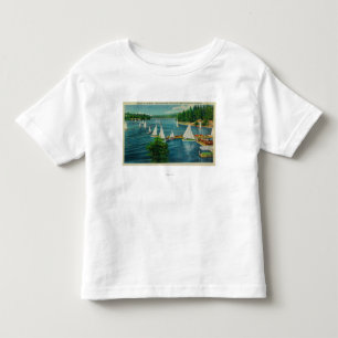 Camiseta De Bebé Punta de flecha del lago, Carreras del club