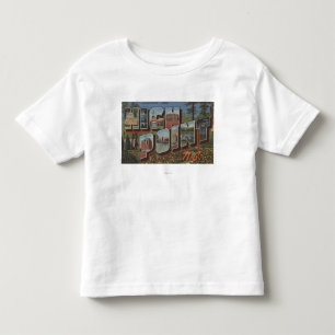 Camiseta De Bebé Punto álgido, Carolina del Norte - escenas grande