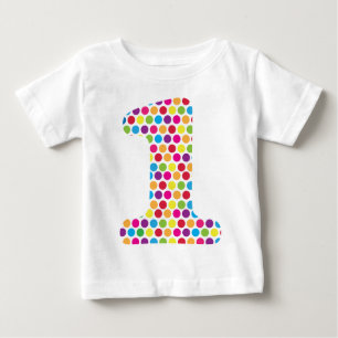 Camiseta De Bebé Puntos felices