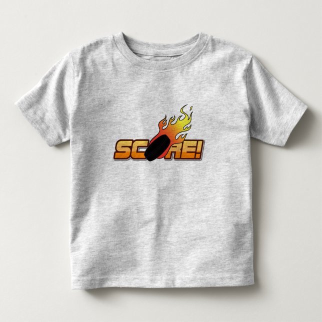 Camiseta De Bebé Puntuación de hockey (Anverso)
