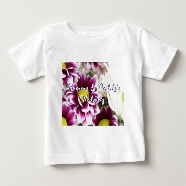 Camiseta De Bebé Purple Bouquet (Anverso)