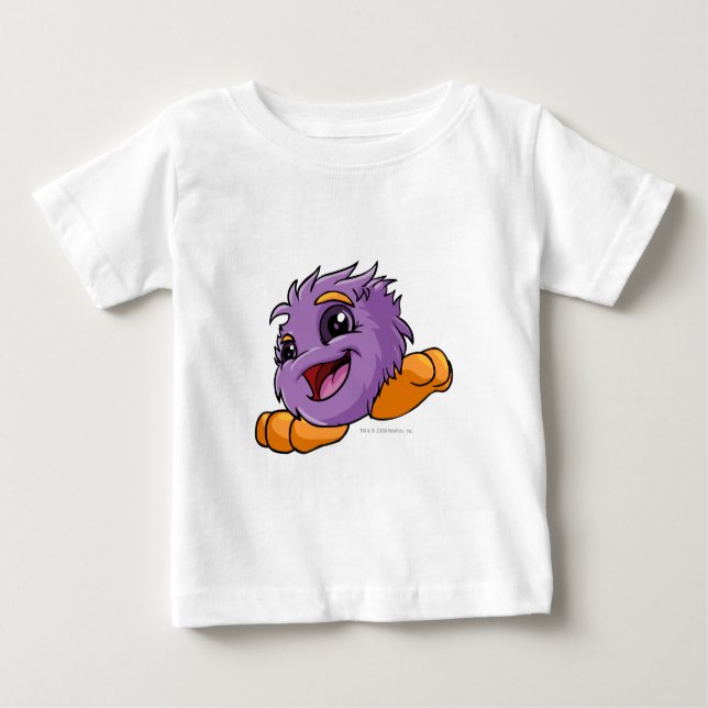 Camiseta De Bebé Púrpura de JubJub (Anverso)