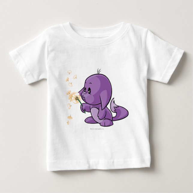 Camiseta De Bebé Púrpura de Kacheek (Anverso)