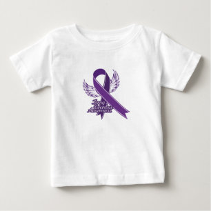 Camiseta De Bebé Púrpura para el regalo de la conciencia de la