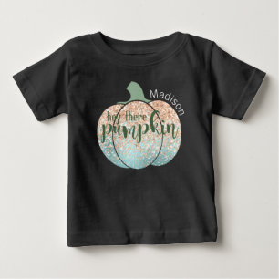 Camiseta De Bebé Purpurina de Halloween Fun Fall