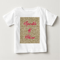 Purpurina dorado y rosa caliente Esparkle y brilla